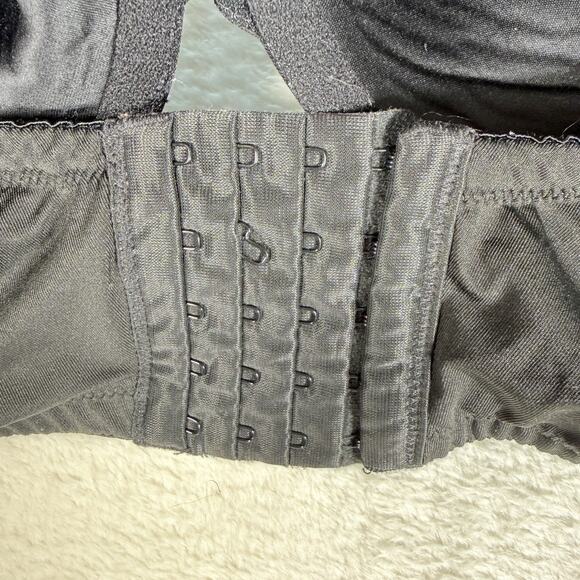 Cacique Black Lightly Lined T-Shirt Full Coverage Wing Lined Bra 46DDD - Picture 6 of 6